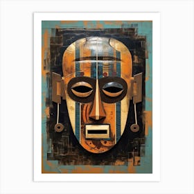 Dance Of The Ancestors; African Masked Artistry Art Print