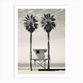 California, Black And White Analogue Photograph 3 Art Print