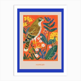 Spring Birds Poster Harrier 2 Art Print