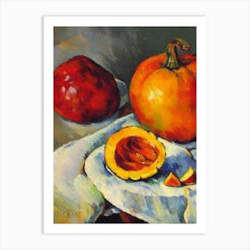 Acorn Squash Cezanne Style vegetable Art Print