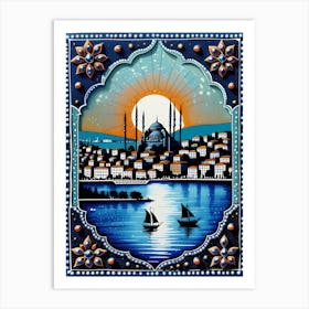 Blue Mosque Art Print