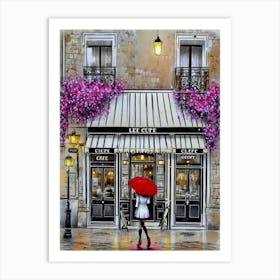 Paris Cafe Art Print