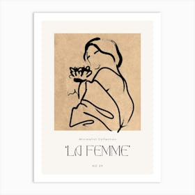 Bohemian La Femme 1 Art Print