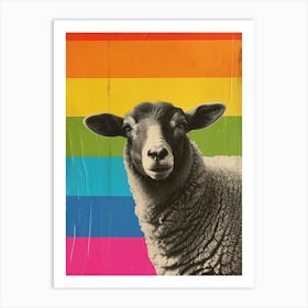 Polaroid Sheep Portrait 3 Art Print
