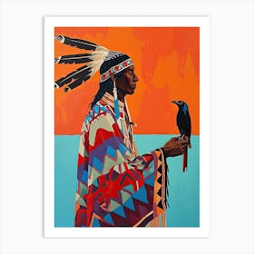 Cherokee Charms In Geometry ! Native American Art Art Print