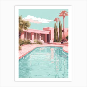 Pink Miami Kitsch 4 Art Print