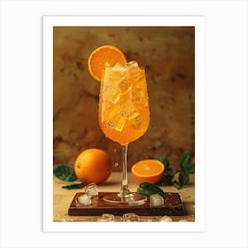 Orange Cocktail 30 Art Print