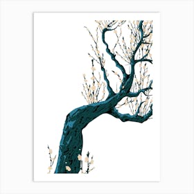 Asian Cherry Blossom Tree 1 Art Print