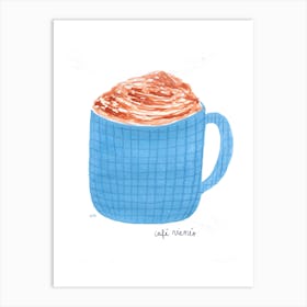 Coffee and Whipped Cream Art Print