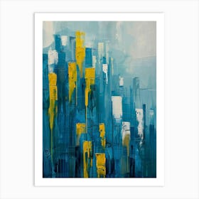 Abstract Cityscape 16 Art Print