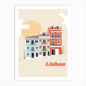 Lisbon Building Art Print