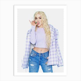 Ava Max Singer Art Print