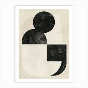 Meycauayan Stone Park Bauhaus Minimalist Art Print