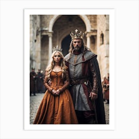 King And Queen Art Print