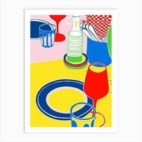 Dinner Out Art Print