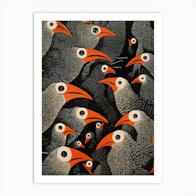 Flock Of Crows Art Print