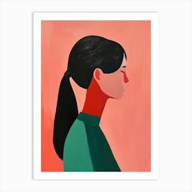 Portrait Of A Woman 571 Art Print