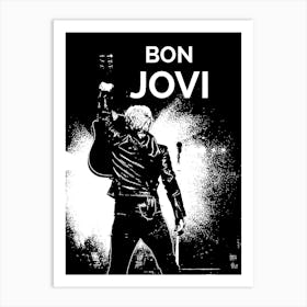 Bon Jovi 1 Art Print