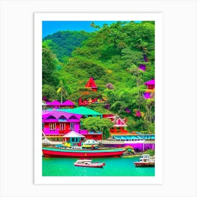 Gaya Island Malaysia Pop Art Photography Tropical Destination Art Print