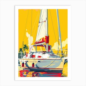 Sailboat Painting Art Print