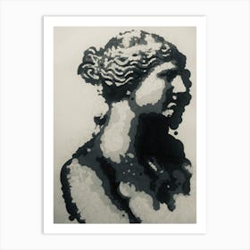 Bust Of A Woman 1 Art Print