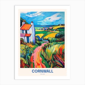 Cornwall England 4 Uk Travel Poster Art Print