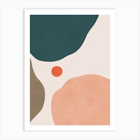 Abstract minimalist strokes 5 Art Print