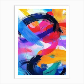 Colorful Background In Abstract Art Print