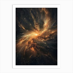 Nebula In Space Art Print