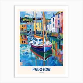 Padstow England Uk Travel Poster Art Print