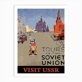 Tours In USSR Art Print