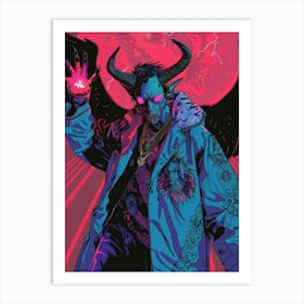 Demons And Angels Art Print