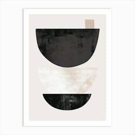 Fukuoka Stone Park Bauhaus Minimalist Art Print