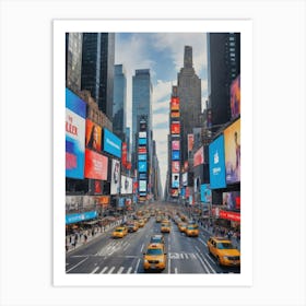 Times Square NY Art Print