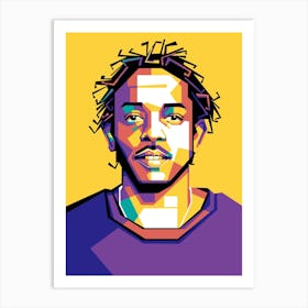 Kendrick Lamar WPAP Art Print