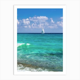 Sea View Mediterranean Sea Spain Art Print