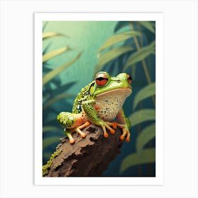 Tree Frog Art Print