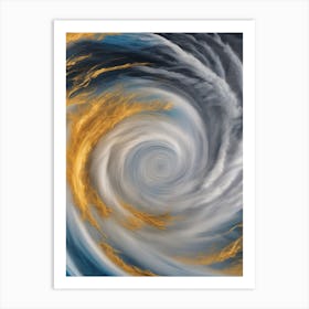 Hurricane On Fire Art Print