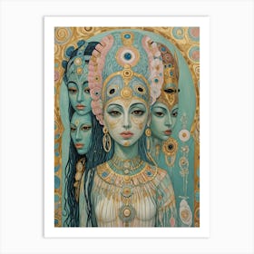 Goddesses Art Print