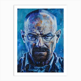 Walter White From Breaking Bad Art Print