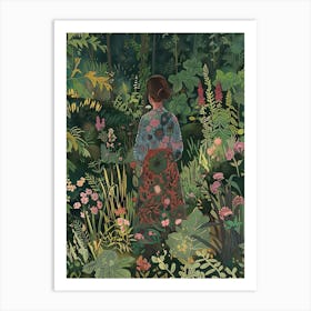 In The Garden Sissinghurst Castle Garden United Kingdom 1 Art Print