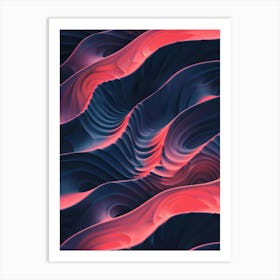 Abstract Wave 1 Art Print