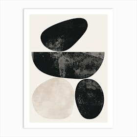 Sandnes Stone Park Bauhaus Minimalist Art Print