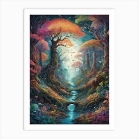 Fairytale Forest 2 Art Print