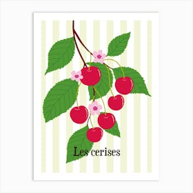 Les Cerises Art Print