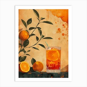 Orange Juice 5 Art Print