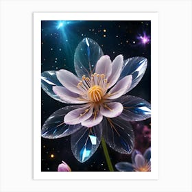 Starry Night Flower 1 Art Print