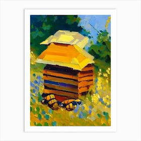 Apiculture Beehive 3 Painting Art Print