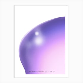 Gradient Purple 2 Art Print