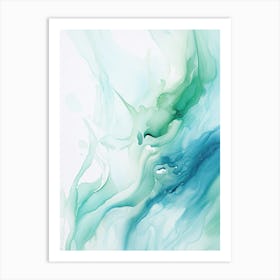 Abstract Watercolor Painting 24 Art Print